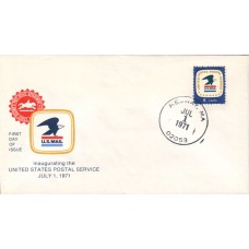 #1396 MA, Medway 7-1-71 USPS FDC