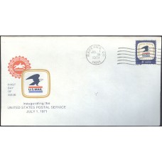 #1396 OH, Ravenna 7-1-71 USPS FDC