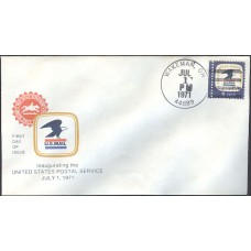 #1396 OH, Wakeman 7-1-71 USPS FDC