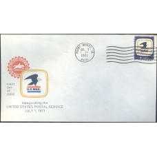 #1396 VA, Rocky Mount 7-1-71 USPS FDC