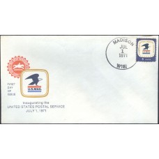 #1396 WI, Madison 7-1-71 USPS FDC