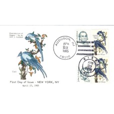 #1863 John J. Audubon Dual Combo Van FDC