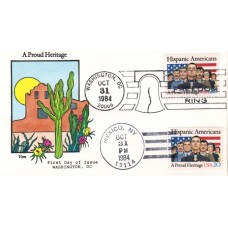 #2103 Hispanic Americans Van FDC