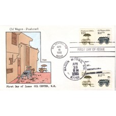 #2130//33 Oil Wagon - Pushcart Van FDC