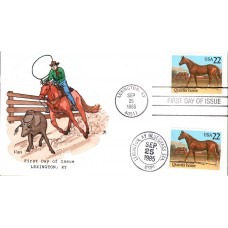 #2155 Quarter Horse Van FDC