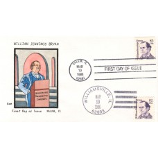 #2195 William Jennings Bryan Van FDC