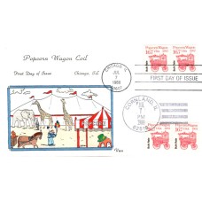 #2261 Popcorn Wagon 1902 Van FDC