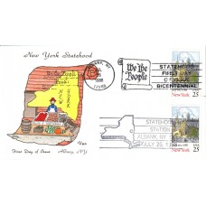 #2346 New York Statehood Van FDC