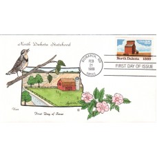 #2403 North Dakota Statehood Van FDC