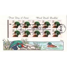 #2484 Wood Duck Van FDC