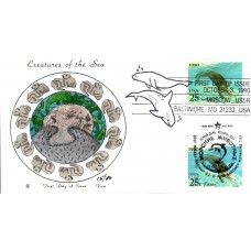 #2510 Sea Otter Joint Van FDC