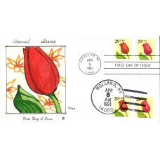 #2524//27 Tulip Dual Van FDC