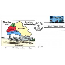 #3211 Berlin Airlift Van FDC