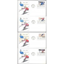 #1795-98 Winter Olympics Watercolors FDC Set