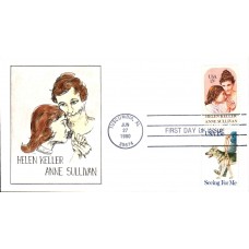 #1824 Keller - Sullivan Combo Watercolors FDC