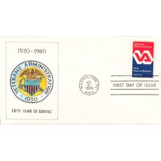 #1825 Veterans Administration Watercolors FDC