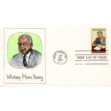 #1875 Whitney M. Young Jr. Watercolors FDC