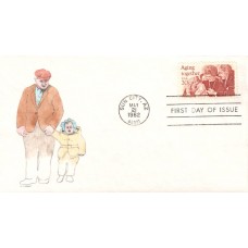 #2011 Aging Together Watercolors FDC