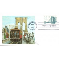 #2041 Brooklyn Bridge Weaver FDC