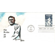 #2046 Babe Ruth Weddle FDC