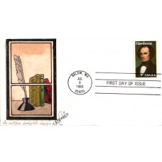 #2047 Nathaniel Hawthorne Weddle FDC