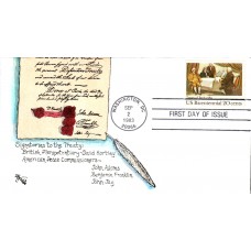 #2052 Treaty of Paris Weddle FDC