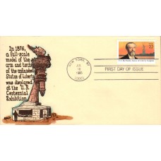 #2147 Frederic A. Bartholdi Weddle FDC