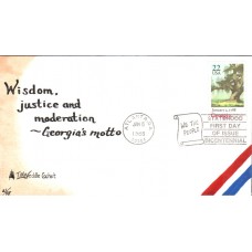 #2339 Georgia Statehood Weddle FDC