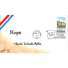 #2348 Rhode Island Statehood Weddle FDC