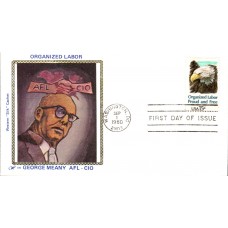 #1831 Organized Labor Western Silk FDC