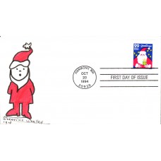 #2873 Santa Claus Whalley FDC