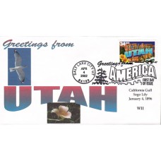 #3604 Greetings From Utah WII FDC