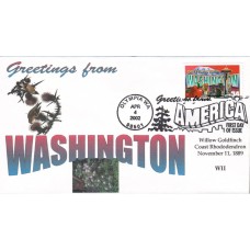 #3607 Greetings From Washington WII FDC