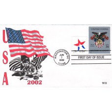 #3613 Star - US Flag WII FDC