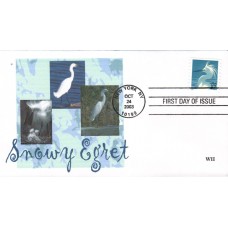 #3829 Snowy Egret WII FDC