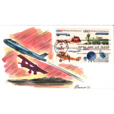 #1572-75 Postal Service Bicentennial Wildy FDC