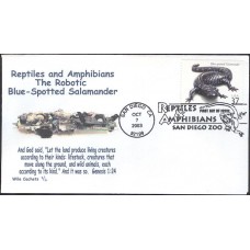 #3815 Blue-Spotted Salamander Wile FDC