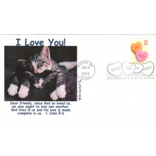 #3833 Love - Candy Hearts Wile FDC