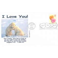 #3833 Love - Candy Hearts Wile FDC