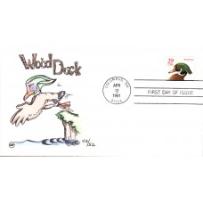 #2485 Wood Duck Wilson FDC