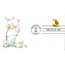 #2525 Tulip Wilson FDC