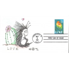 #2537 Love - Parrots Wilson FDC