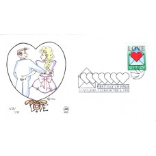 #2618 Love - Envelope Wilson FDC