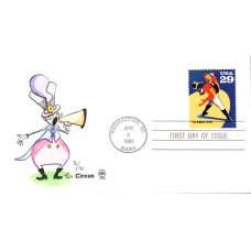 #2751 Circus Ringmaster Wilson FDC