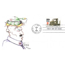 #2838h Red Ball Express Wilson FDC