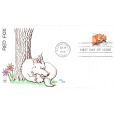 #3036 Red Fox Wilson FDC