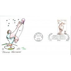 #3087 Olympic Discobolus Wilson FDC