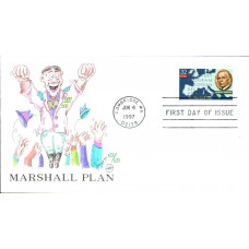 #3141 The Marshall Plan Wilson FDC