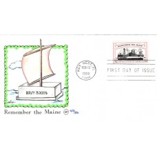 #3192 Remember the Maine Wilson FDC