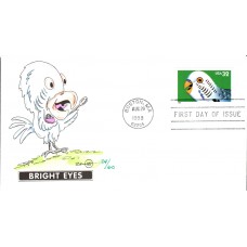 #3233 Bright Eyes - Parakeet Wilson FDC